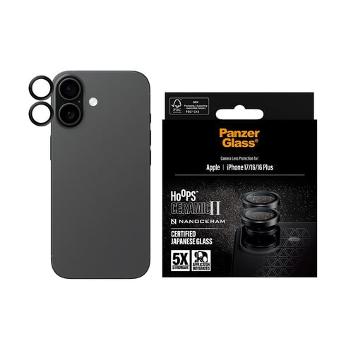 PanzerGlass PanzerGlass Hoops Ceramic II iPhone 17/16/16 Plus