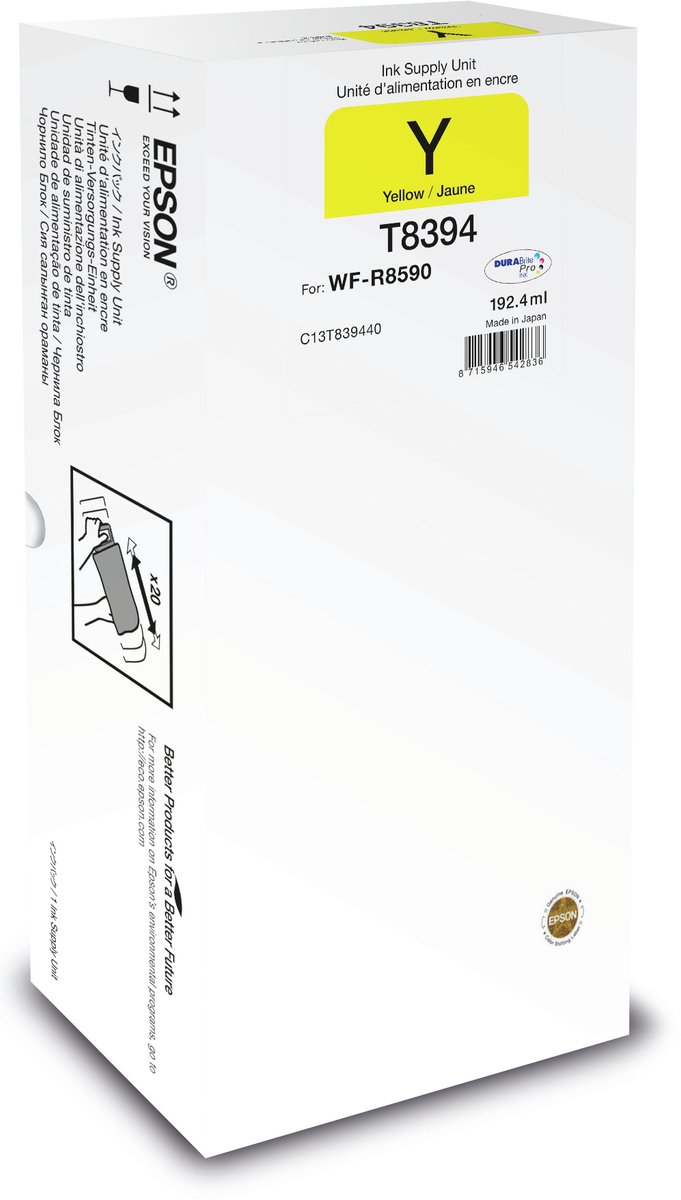 Epson Epson WF Tinte gelb XL