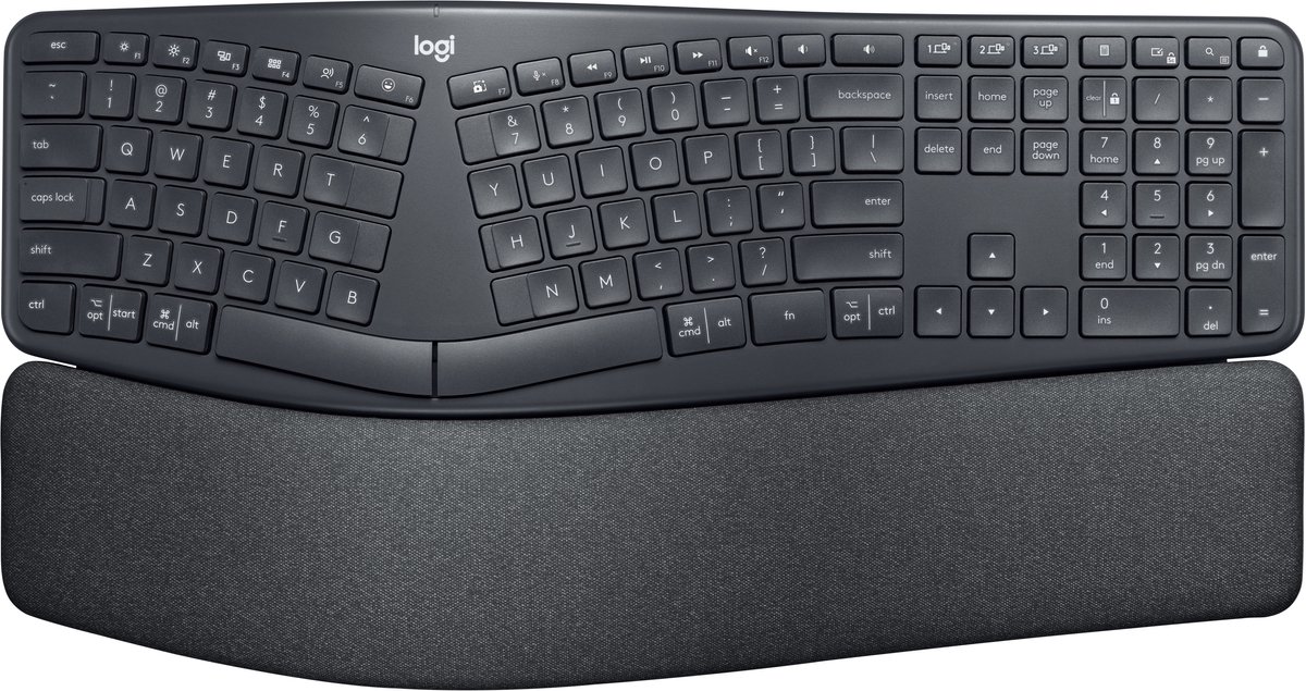Logitech Logitech Ergo K860 Keyboard Business, QWERTY-Layout, graphit