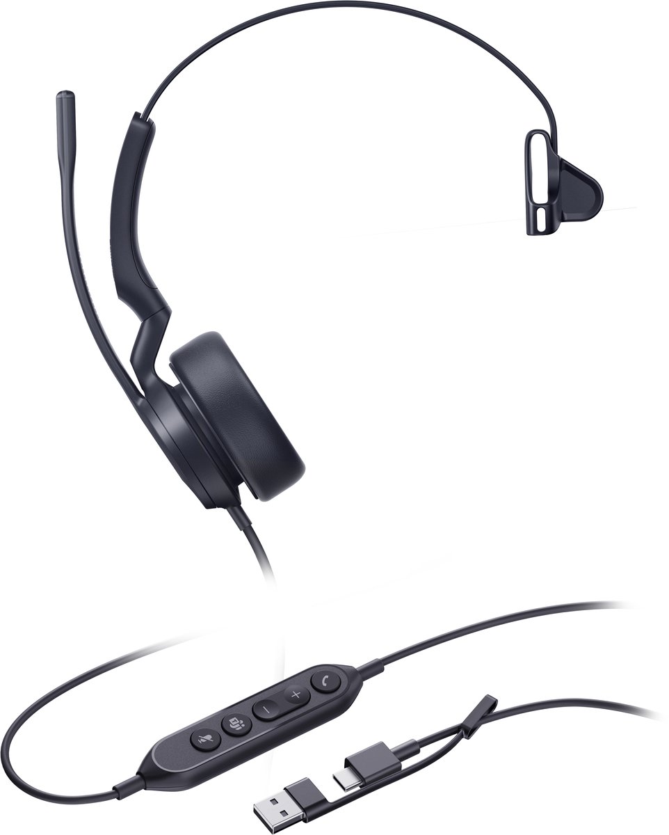 Yealink Network Yealink Headset UH44 Mono Teams USB-C/A