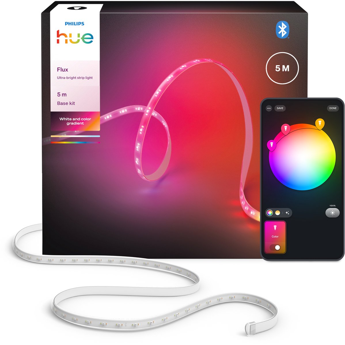 Signify Philips Hue Flux Ultra Bright Gradient Lightstrip 5m EU