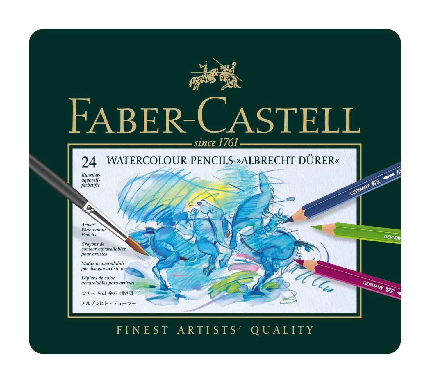 Faber Castell Aquarell Farbstifte -Albrecht Dürer- 24 Stifte im Metall