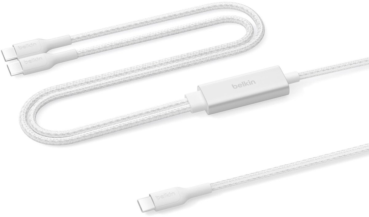 Belkin Belkin BoostCharge Pro 140W Dual USB-C Kabel, 1,5m, weiss