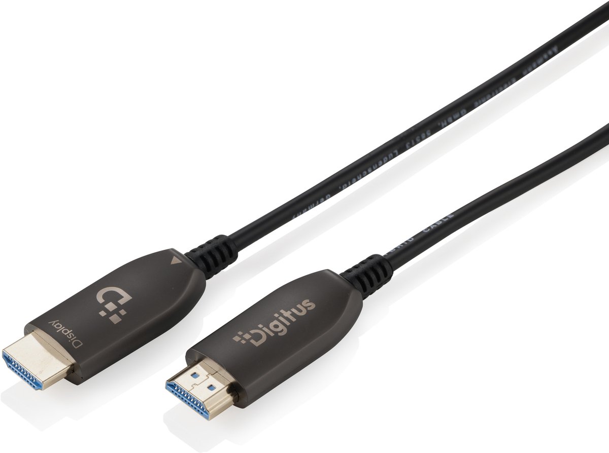 Assmann DIGITUS HDMI AOC Hybrid LWL Kabel, UHD 8K, Typ A M/M, 60 m