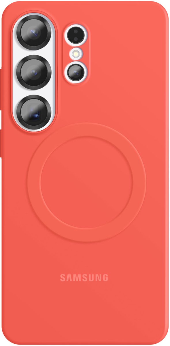 Samsung Samsung Silicone Magnet Case Galaxy S26 Ultra, Coralred
