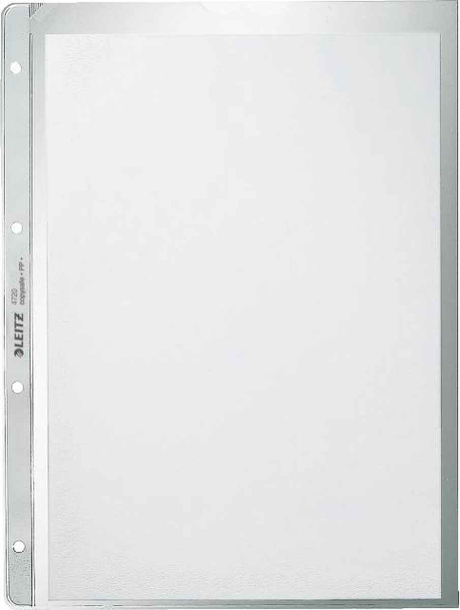 100 x Leitz Prospekthüllen A4 PP genarbt