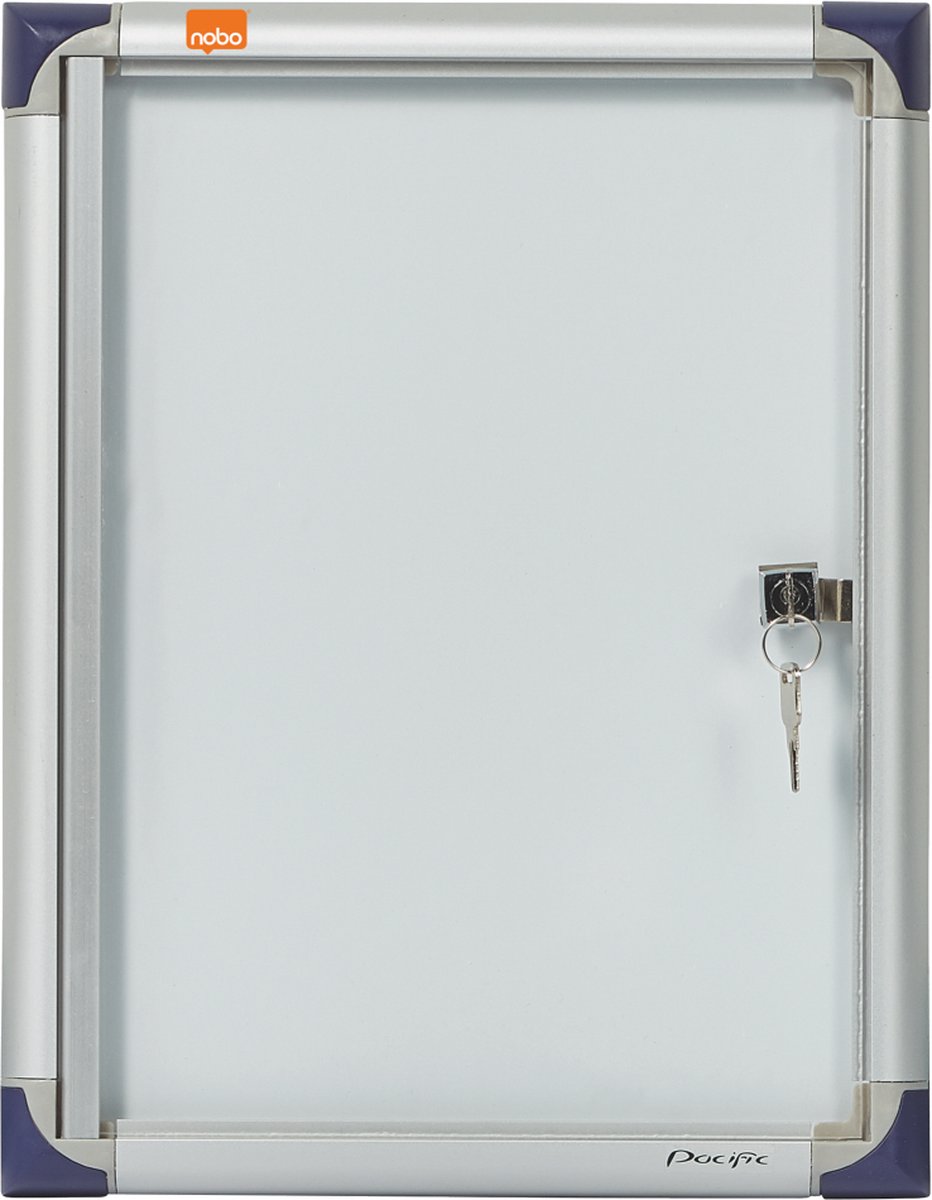 Nobo Schaukasten 51x37x2,2cm silber für den Innenbereich