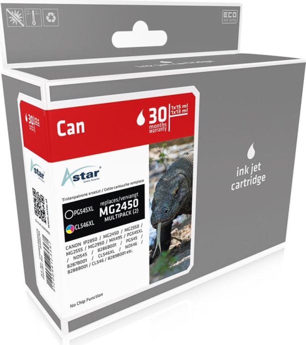 Astar Tintenpatrone Astar AS46245 cyan/gelb/magenta