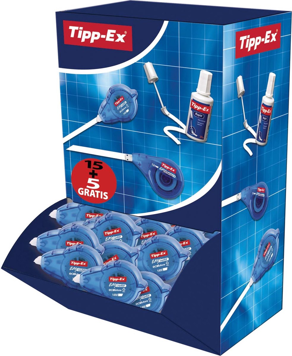 Bic Korrekturroller Easy Refill 895952 5mmx14m 15+5 Stück
