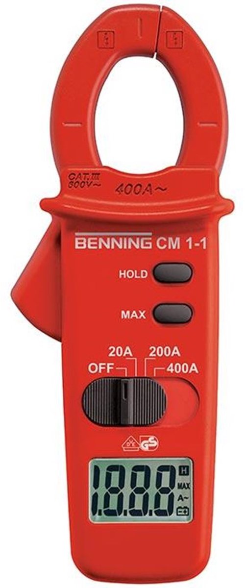 Benning Benning CM 1-1 Stromzange digital CAT III 600 V