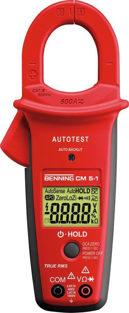 Benning Benning CM 5-1 Stromzange, Hand-Multimeter digital CAT III 100