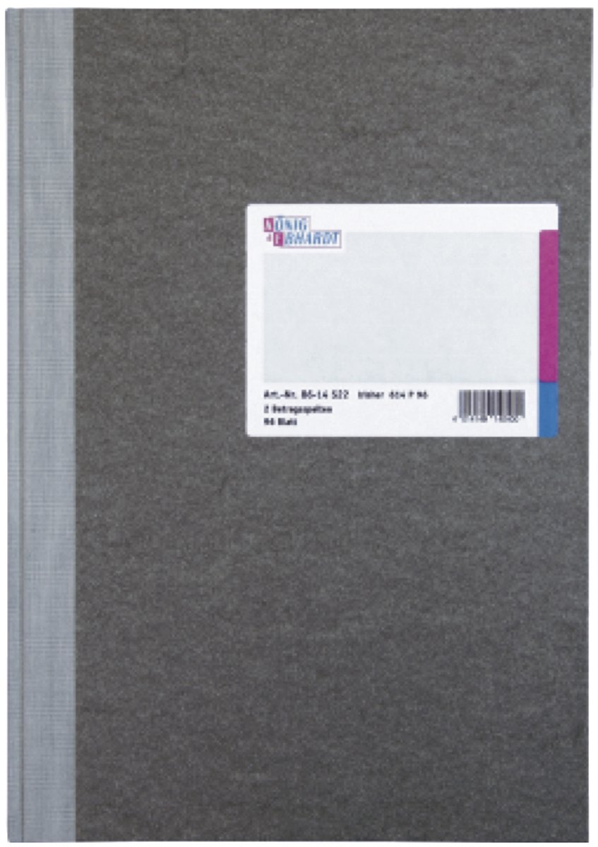K+E Spaltenbuch A4 2 Spalten 96 Blatt hellblau