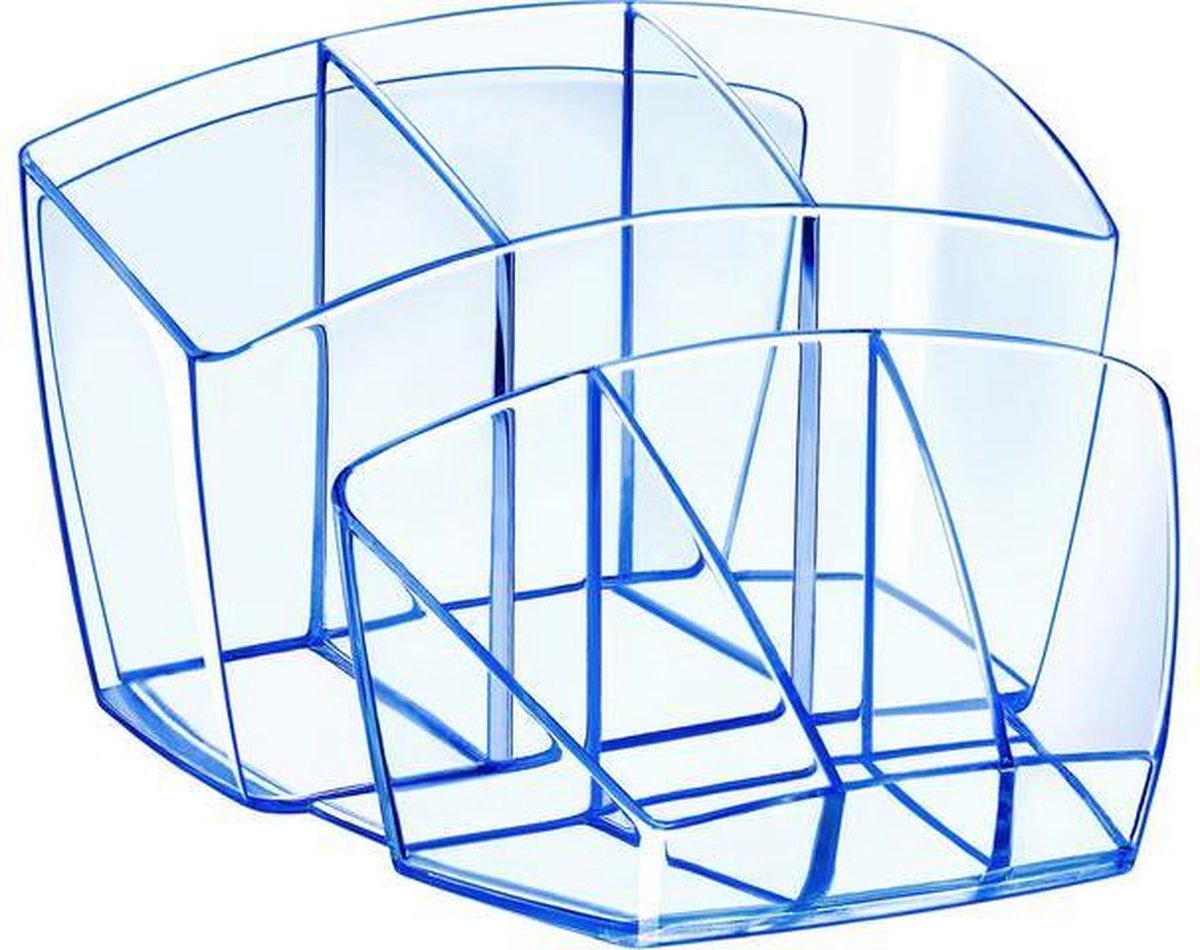6 x CEP Stifteköcher 8 Fächer iceblue