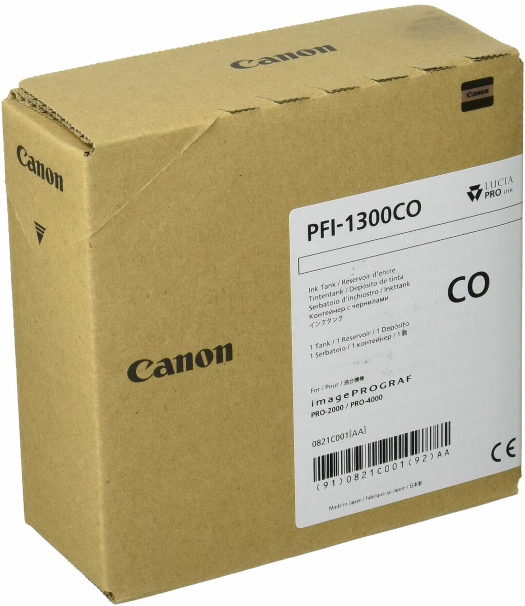 Canon Tintenpatrone Canon PFI-1300CO chrom optimizer