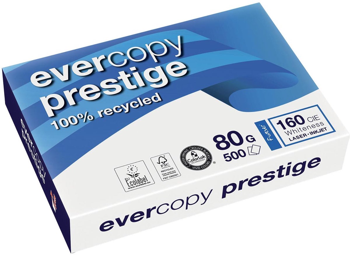5 x Clairefontaine Kopierpapier evercopy prestige RC A4 80g 500 Blatt