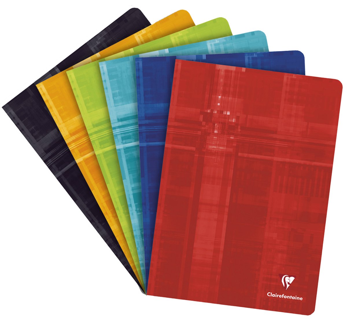 10 x Clairefontaine Schreibheft A4 90g/qm liniert 48 Blatt sortierter