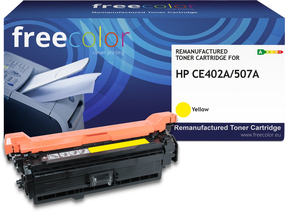 Freecolor Toner kompatibel mit HP Color LaserJet 500 M551 gelb