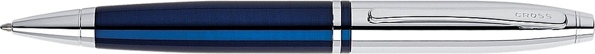 Cross Drehkugelschreiber Calais Blau Chrom
