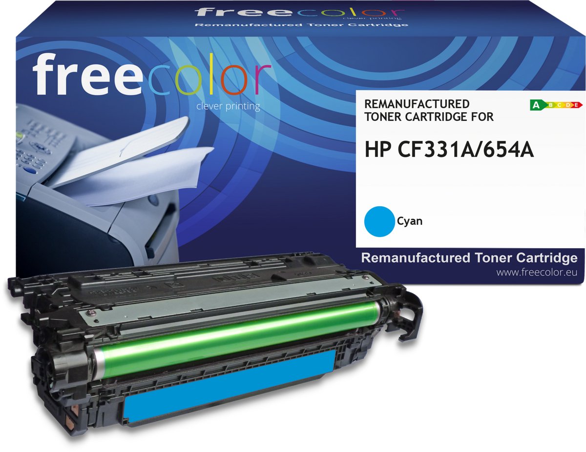 Freecolor Toner kompatibel mit HP Color LaserJet M651 cyan