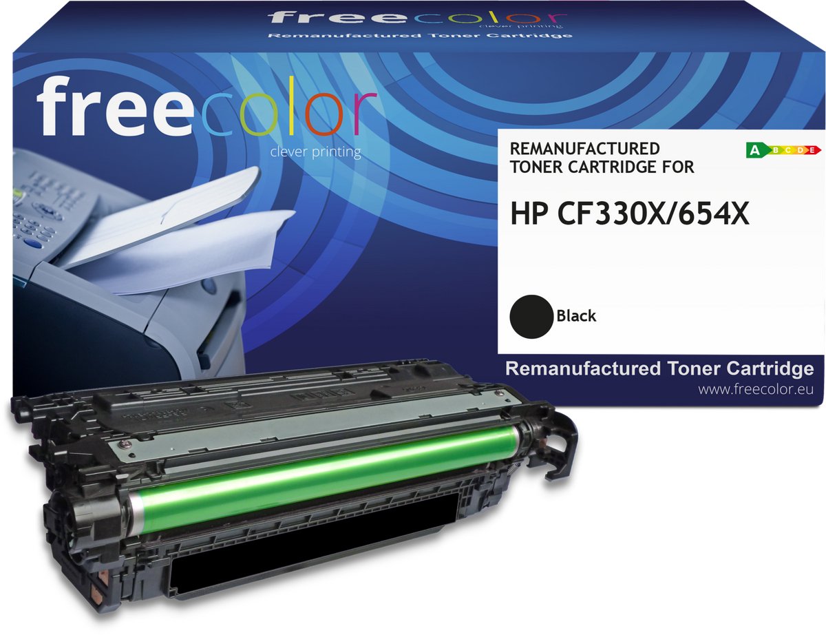 Freecolor Toner kompatibel mit HP Color LaserJet M651 schwarz