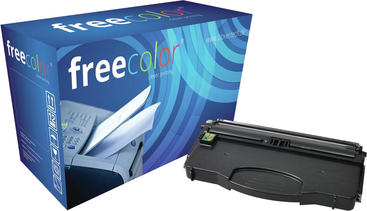 Freecolor Toner kompatibel mit Lexmark E 120 schwarz