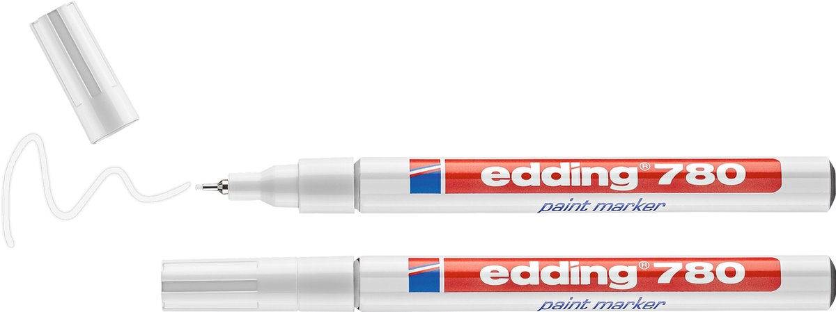 10 x Edding Glanzlack-Marker edding 780 0,8mm weiß
