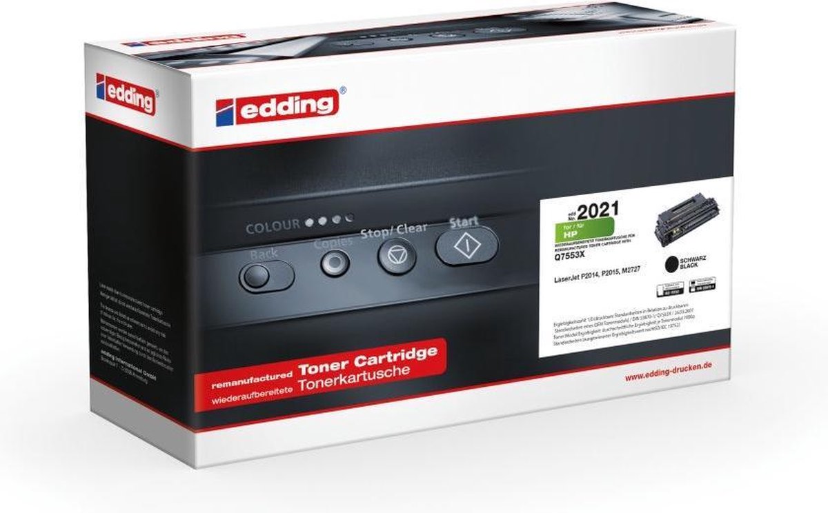 Edding Toner kompatibel mit HP Q7553X black