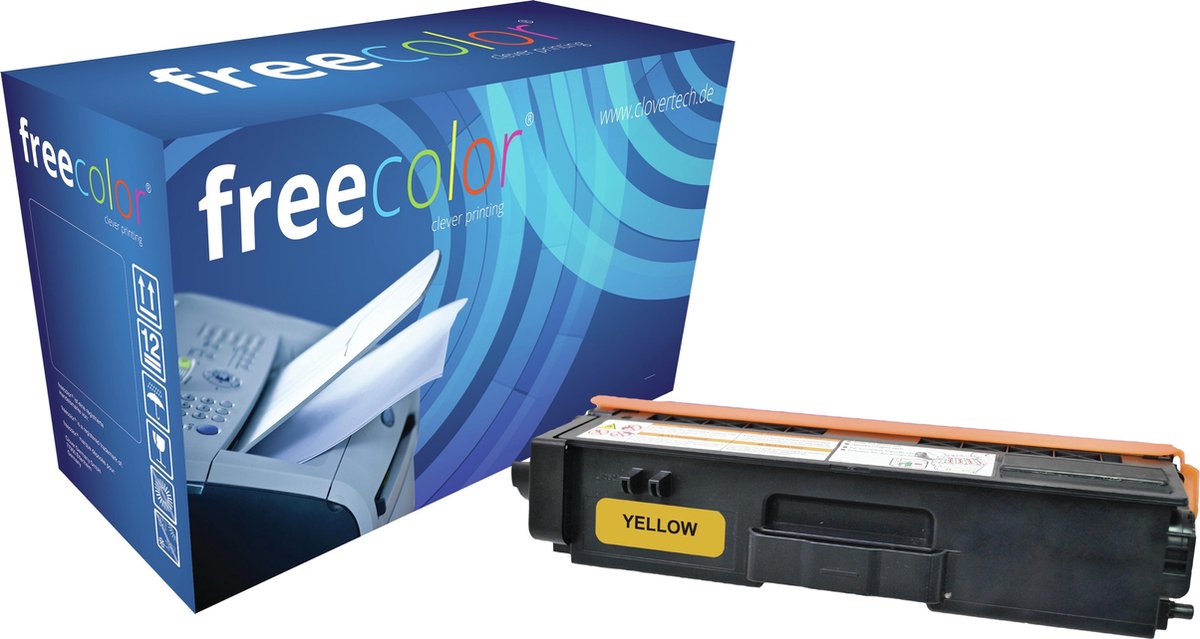 Freecolor Toner kompatibel mit Brother TN-320 gelb