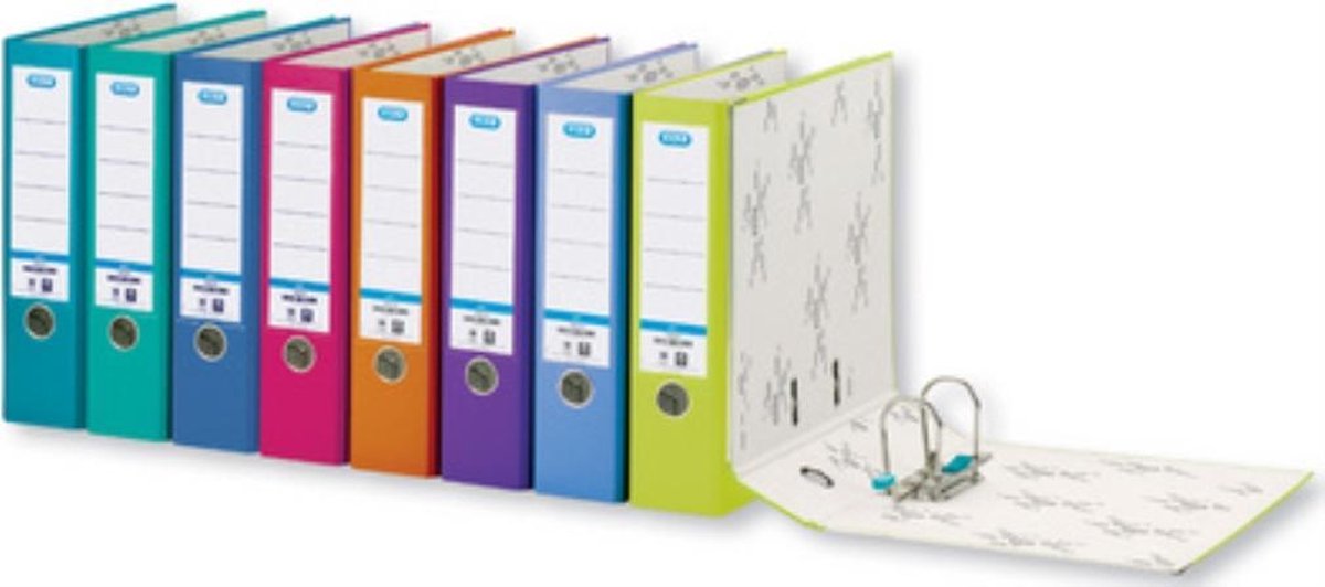 10 x Elba Ordner smart PP/Papier A4 285x318mm 80mm bordeaux