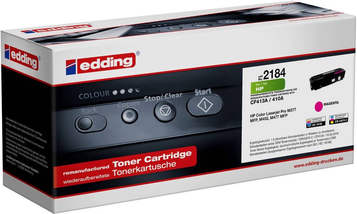 Edding Tonerkartusche kompatibel mit HP CF413Amagenta