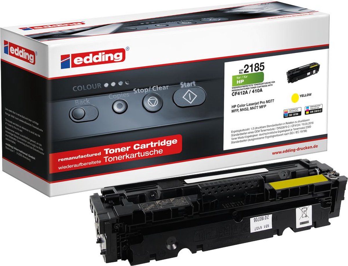 Edding Tonerkartusche kompatibel mit HP CF412A yellow