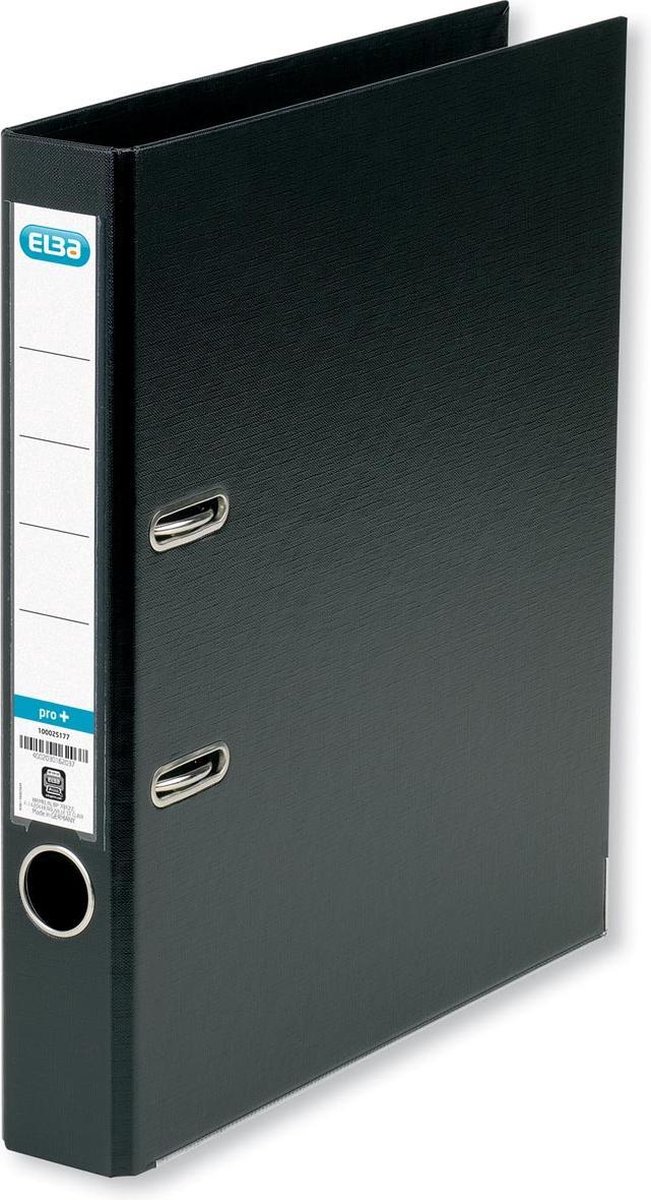 10 x Elba Ordner A4 smart 50mm PP/PP schwarz