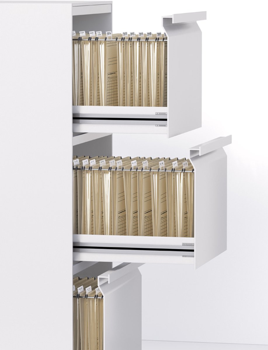 25 x Elba Hängesammler vertic Ultimate A4 Karton 240g/qm 40mm naturbra