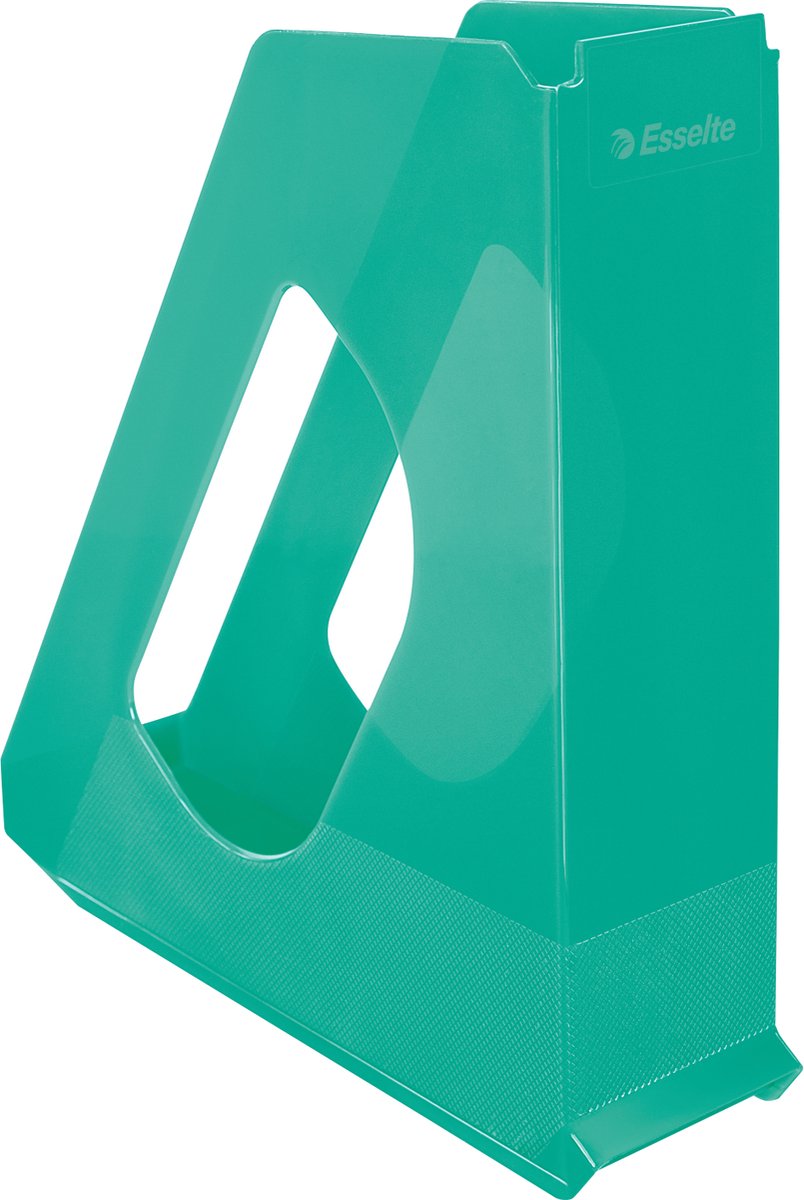 10 x Esselte Stehsammler Colour'Ice A4 PS transparent grün