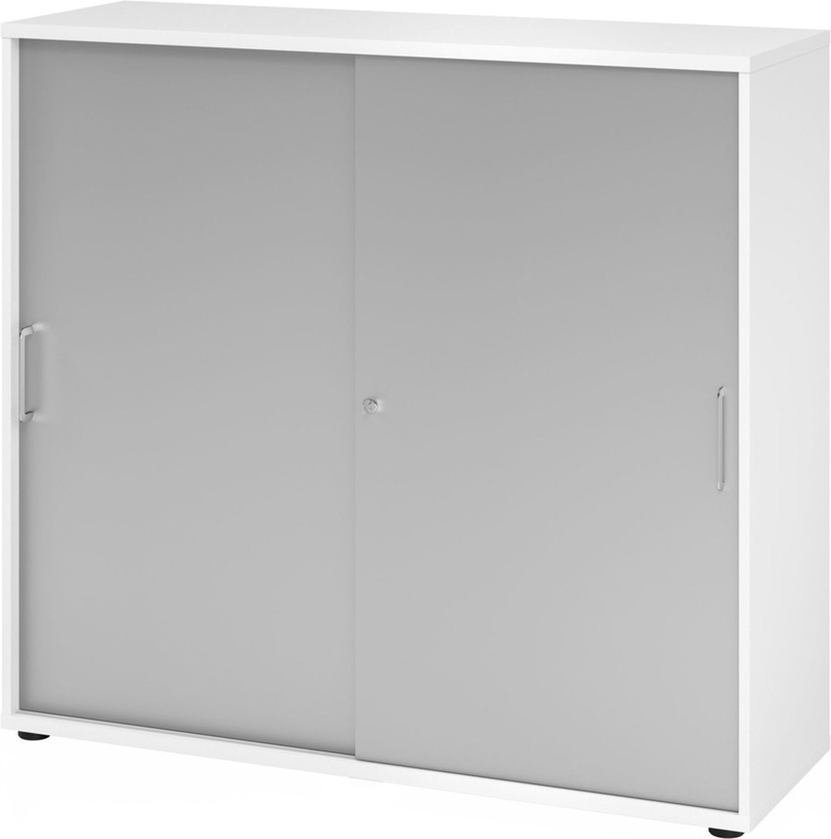 mcbuero.de Schiebetürenschrank Serie 9 3OH BxTxH 120x40x110cm Griff BS