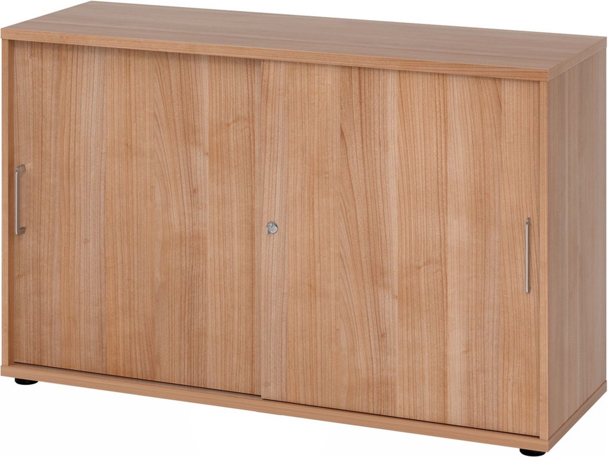 mcbuero.de Schiebetürschrank Derie 9 2 OH BxTxH 120x40x74,8cm Griff BS