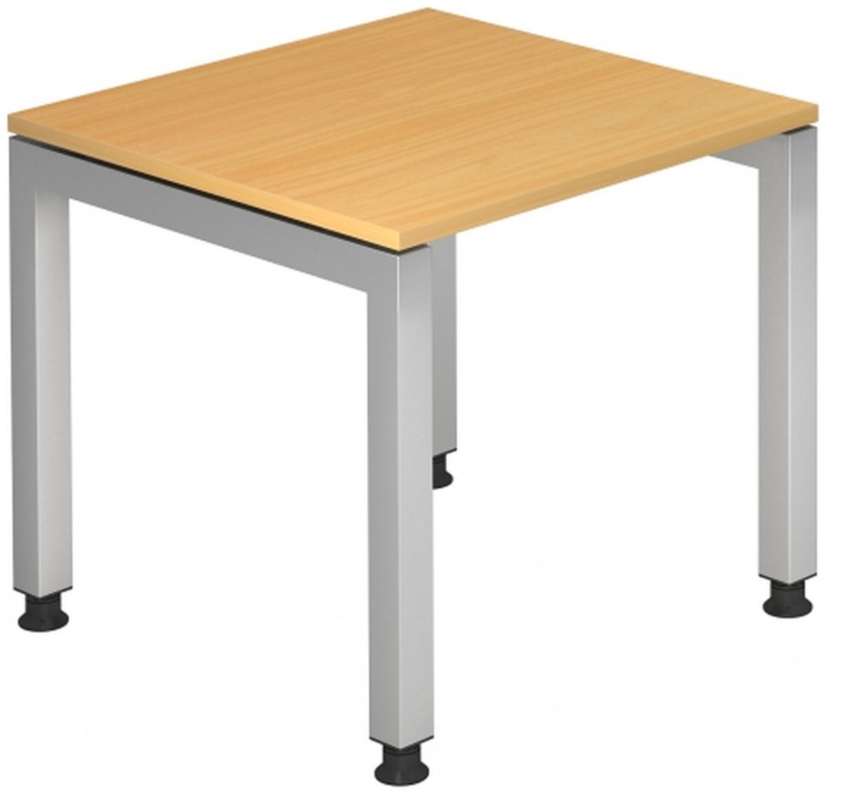 mcbuero.de Schreibtisch 80x80cm Buche
