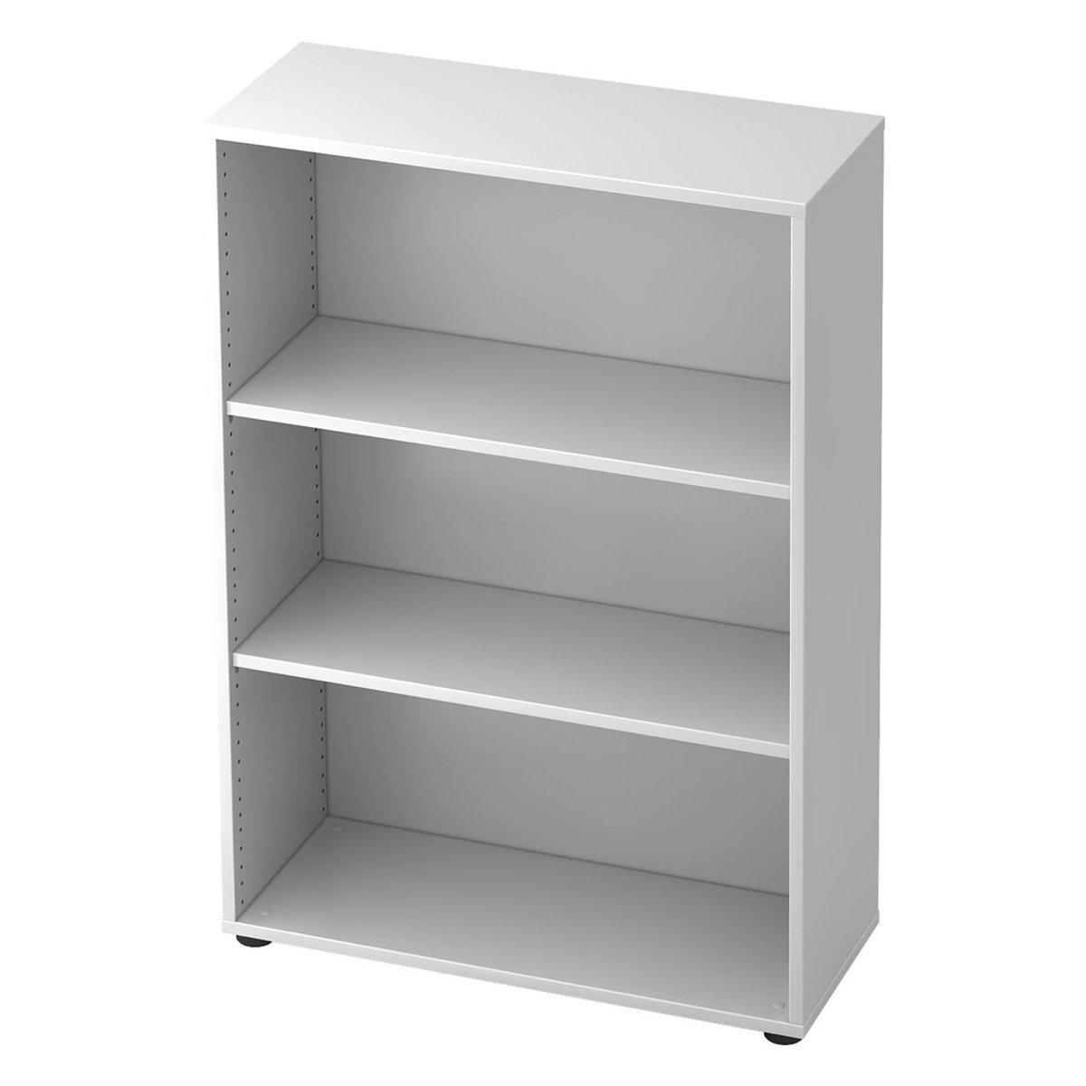 mcbuero.de Regal 3 Ordnerhöhen BxTxH 800x330x1144mm Weiß