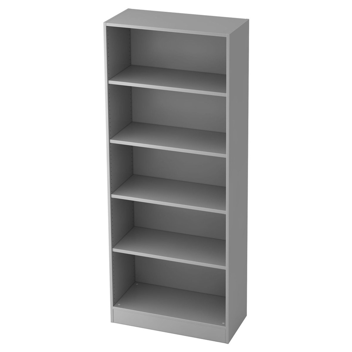 mcbuero.de Regal 5 Ordnerhöhen BxTxH 800x400x2004mm Grau