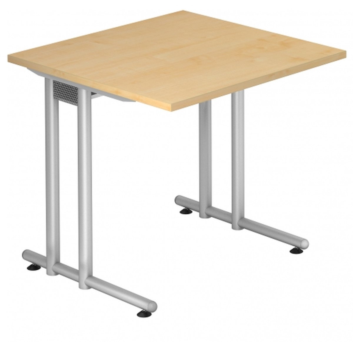 mcbuero.de Schreibtisch 800x800mm Ahorn