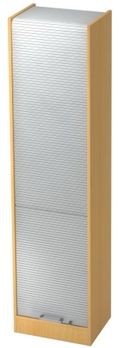 mcbuero.de Rollladenschrank Solid 5OH BxTxH 50x40x200,4cm Griff CE Buc