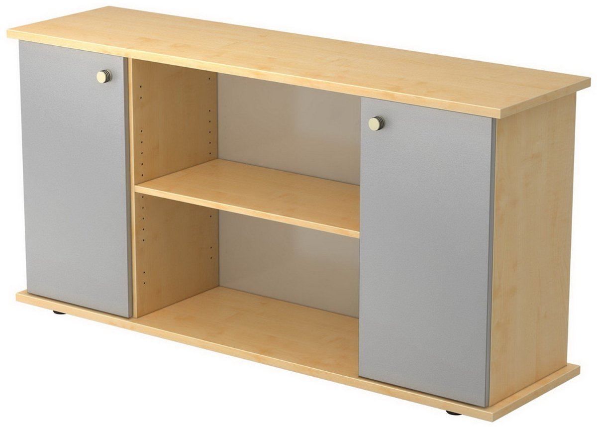 mcbuero.de Sideboard SB 2OH 2 Türen BxTxH 166,1x44,8x84cm Griff SG Aho