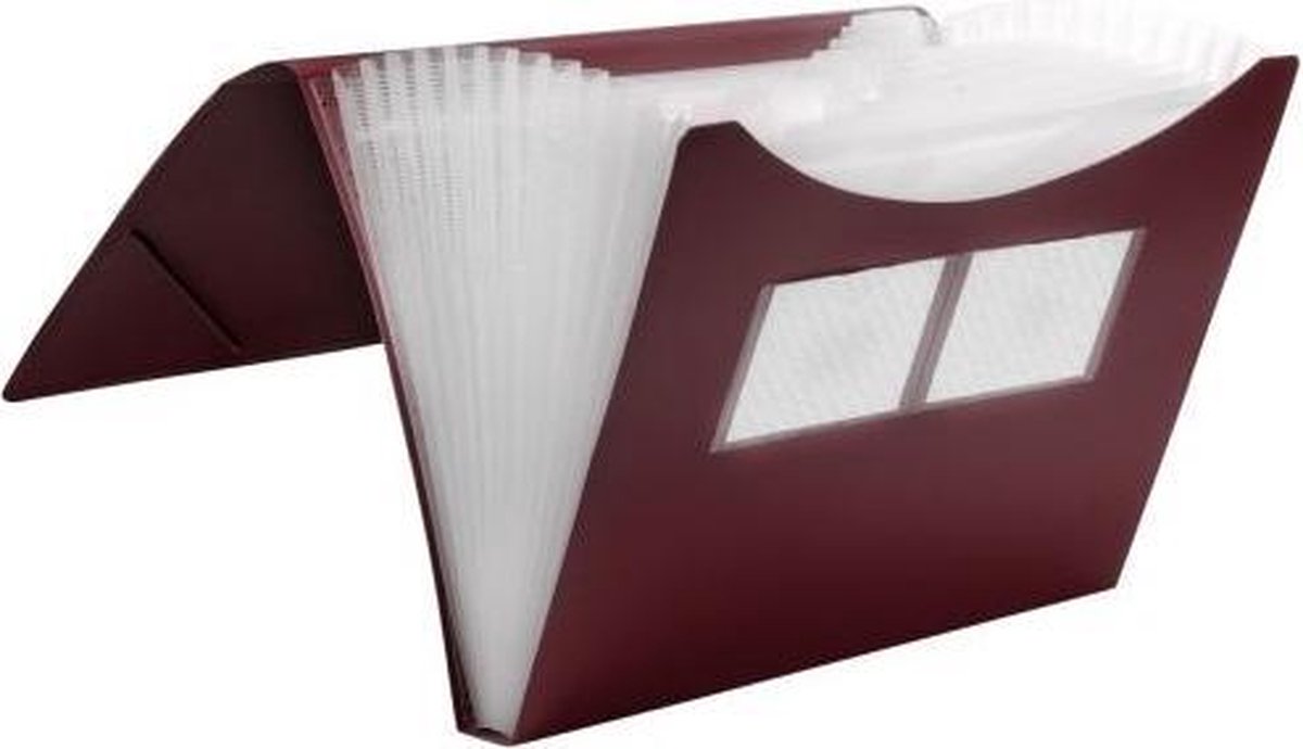 10 x Foldersys Fächer Gummizugmappe A4 PP 12 Fächer Gummizug vollfarbi