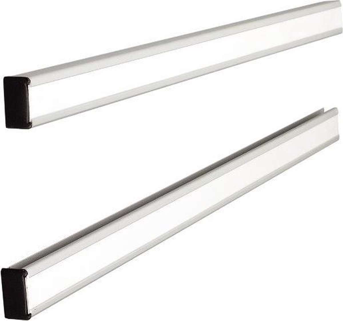 Nobo T-Karten-Rahmenprofil Kartenträgermodul 722mm grau VE=2 Stück