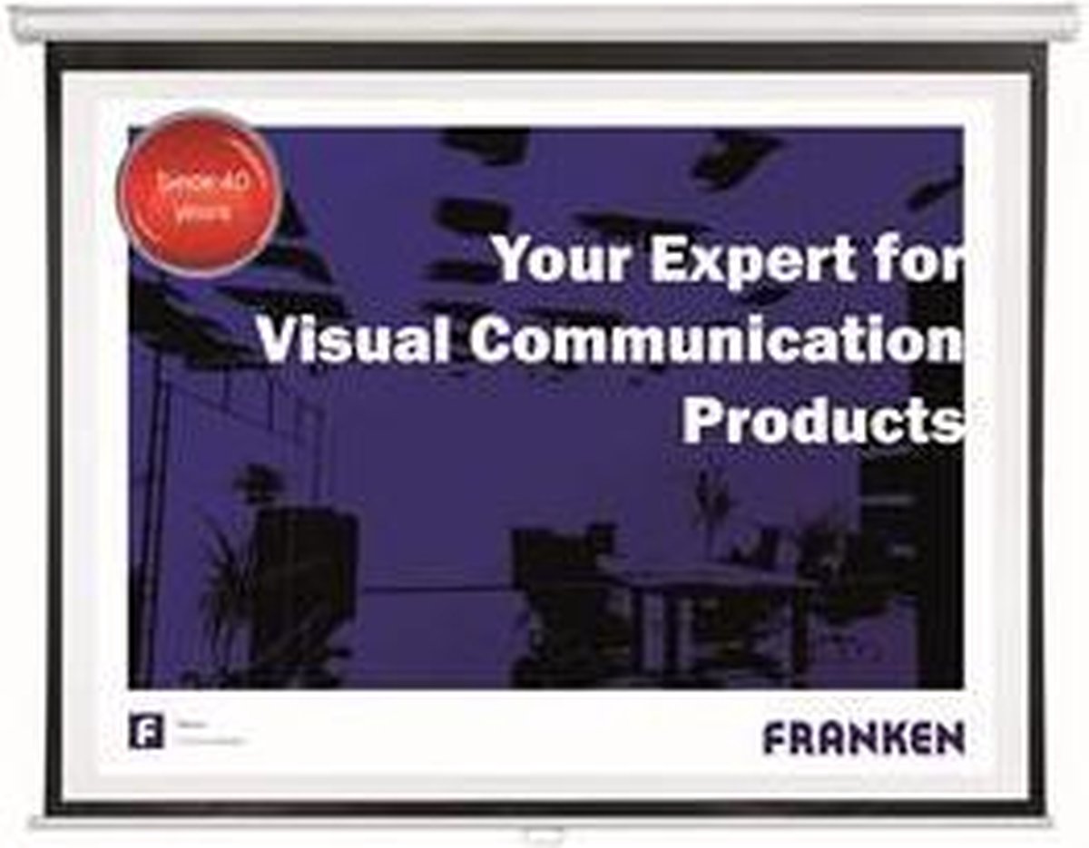 Franken Rolloleinwand X-tra!Line 206x158cm Bildformat 4:3 manuell