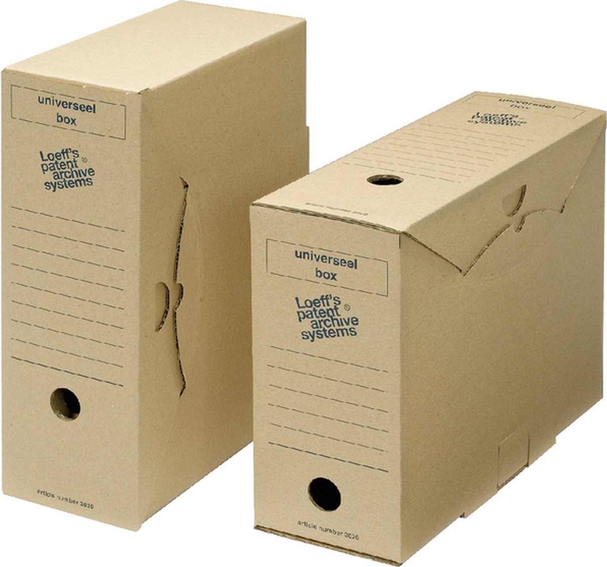 Loeffs Patent Archivschachtel Universal Box 3020 26,4x11,4x33,6cm Well