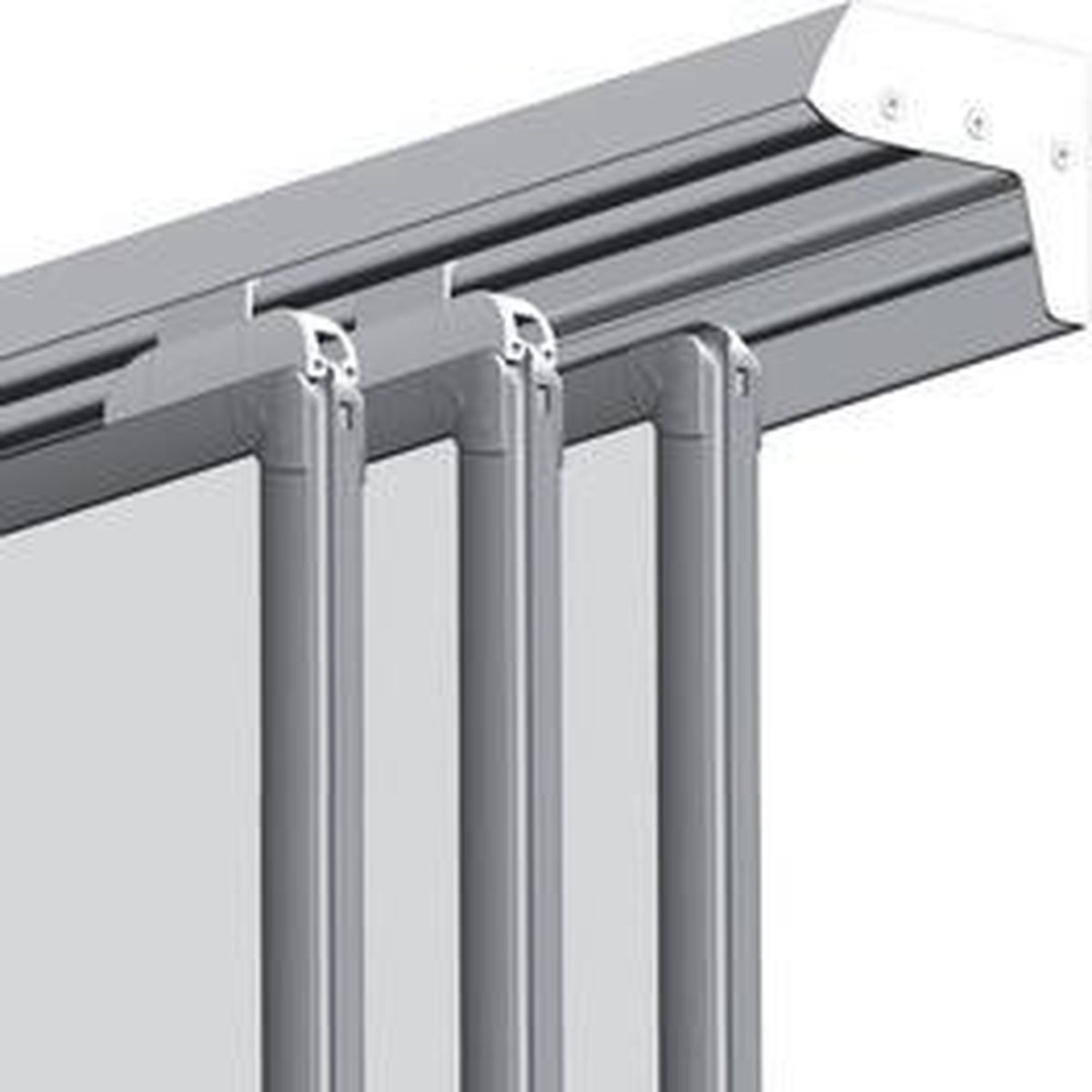 Franken Tafel-Schienensystem Pro Dreikanalschiene 300cm