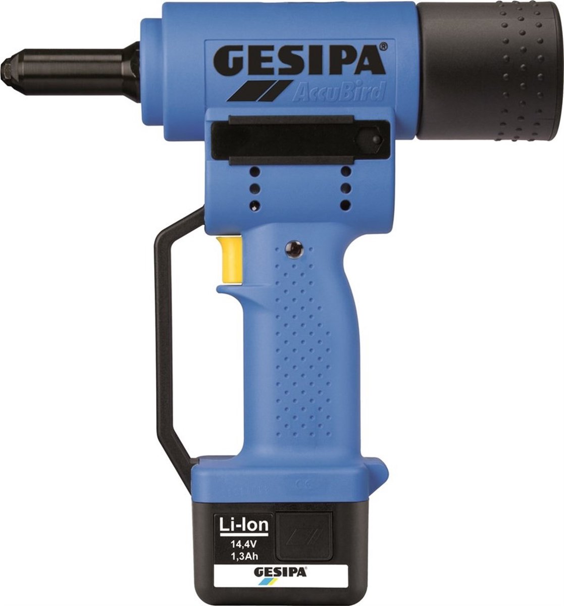 Gesipa Blindnietsetzgerät AccuBird 1434898 2,4-5mm LI-ION Akku 1,3AH