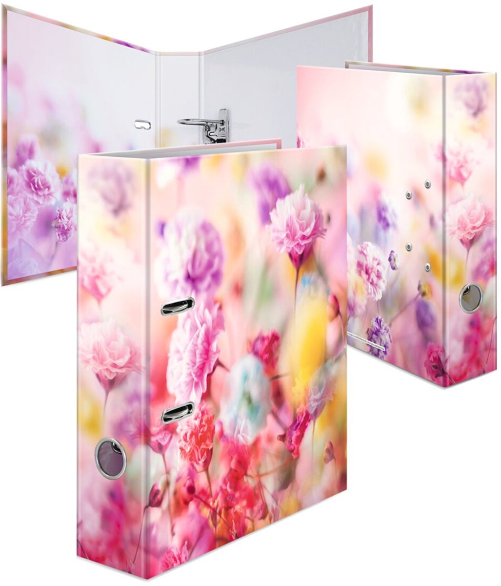 10 x HERMA Motiv-Ordner A4 7cm Spring Flowers