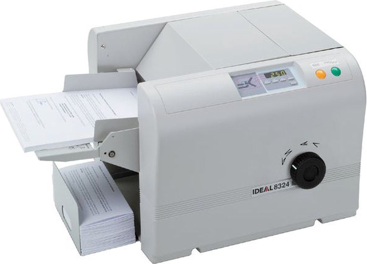 Ideal Büro-Falzmaschine 8324 hellgrau mit 4 Falzarten